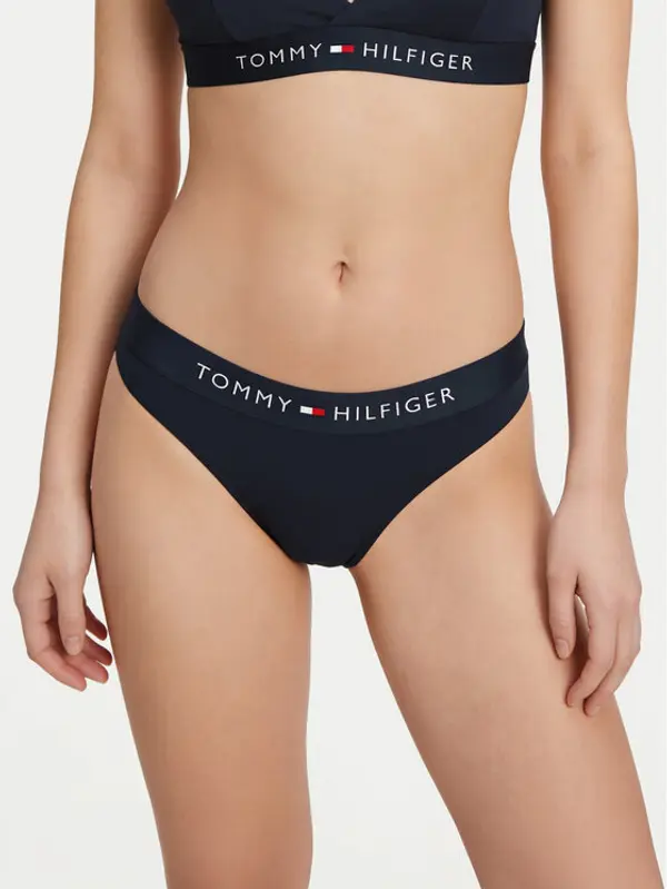Tommy Hilfiger Tommy Hilfiger Donji dio kupaćeg kostima UW0UW06364 Tamnoplava