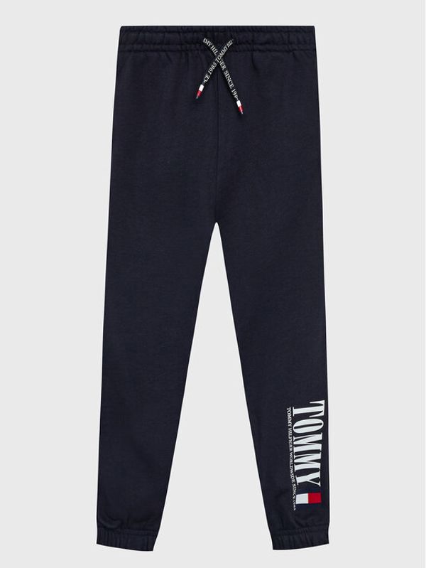 Tommy Hilfiger Tommy Hilfiger Donji dio trenerke Graphic KB0KB07839 D Tamnoplava Regular Fit