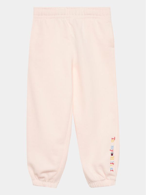 Tommy Hilfiger Tommy Hilfiger Donji dio trenerke KG0KG07232 M Ružičasta Regular Fit