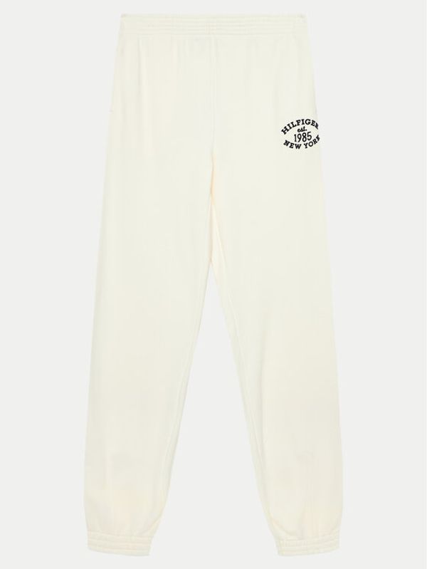 Tommy Hilfiger Tommy Hilfiger Donji dio trenerke Monotype KG0KG08107 Écru Regular Fit