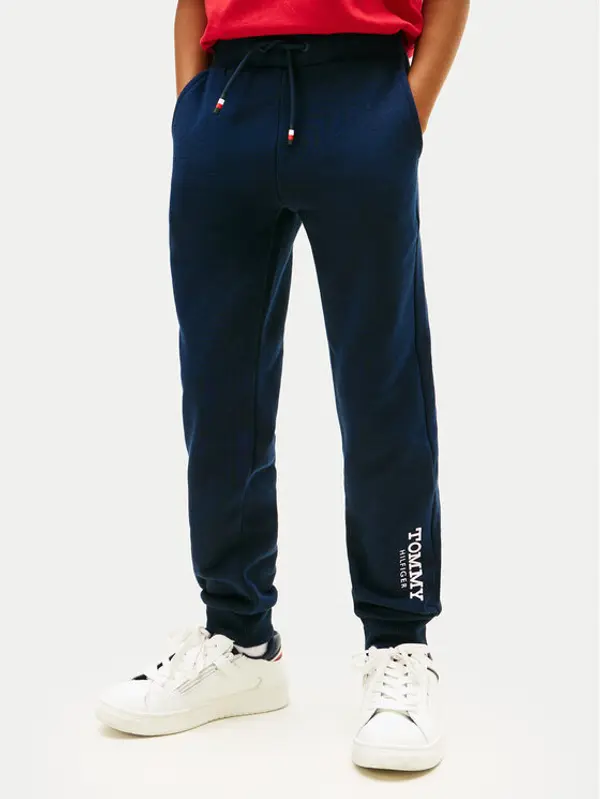 Tommy Hilfiger Tommy Hilfiger Donji dio trenerke Monotype Print KB0KB10167 M Tamnoplava Regular Fit