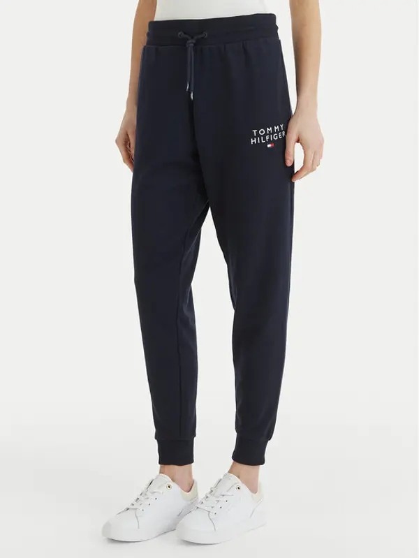 Tommy Hilfiger Tommy Hilfiger Donji dio trenerke UW0UW04522 Tamnoplava Regular Fit