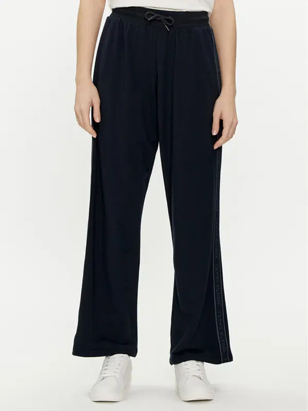 Tommy Hilfiger Tommy Hilfiger Donji dio trenerke UW0UW04771 Tamnoplava Relaxed Fit