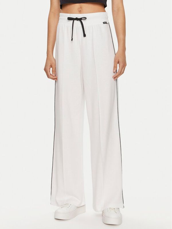 Tommy Hilfiger Tommy Hilfiger Donji dio trenerke UW0UW05237 Bijela Relaxed Fit