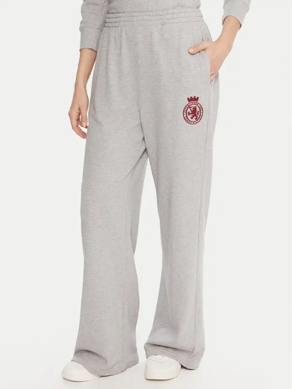 Tommy Hilfiger Tommy Hilfiger Donji dio trenerke UW0UW06081 Siva Wide Leg
