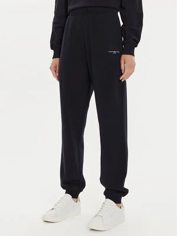 Tommy Hilfiger Tommy Hilfiger Donji dio trenerke WW0WW42883 Tamnoplava Regular Fit