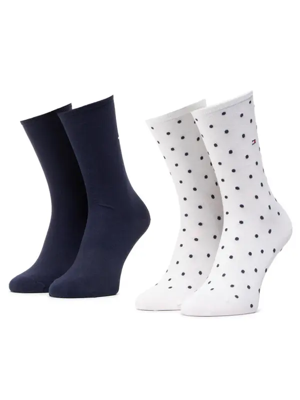 Tommy Hilfiger Tommy Hilfiger Duge čarape 100001493 Tamnoplava