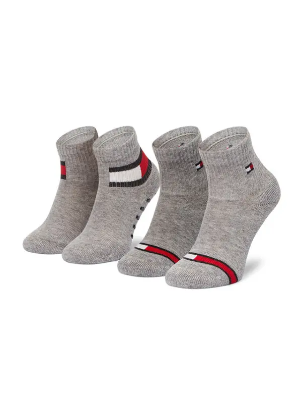 Tommy Hilfiger Tommy Hilfiger Duge čarape 100002319 Siva