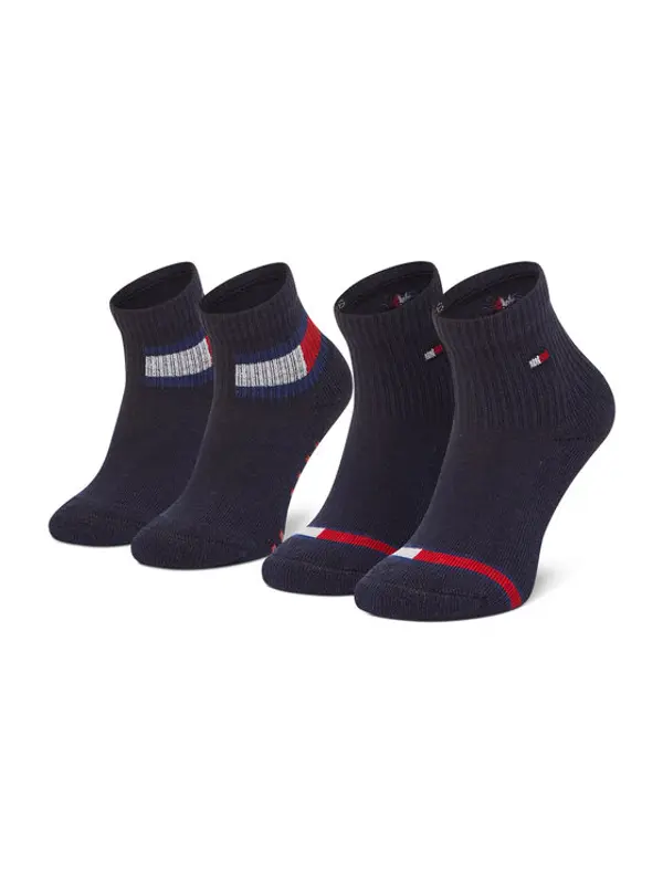 Tommy Hilfiger Tommy Hilfiger Duge čarape 100002319 Tamnoplava
