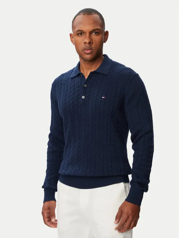 Tommy Hilfiger Tommy Hilfiger Džemper Classic MW0MW41955 Tamnoplava Regular Fit