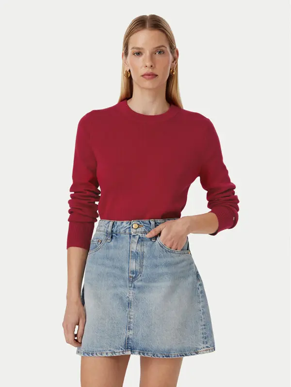 Tommy Hilfiger Tommy Hilfiger Džemper Full WW0WW52298 Crvena Regular Fit
