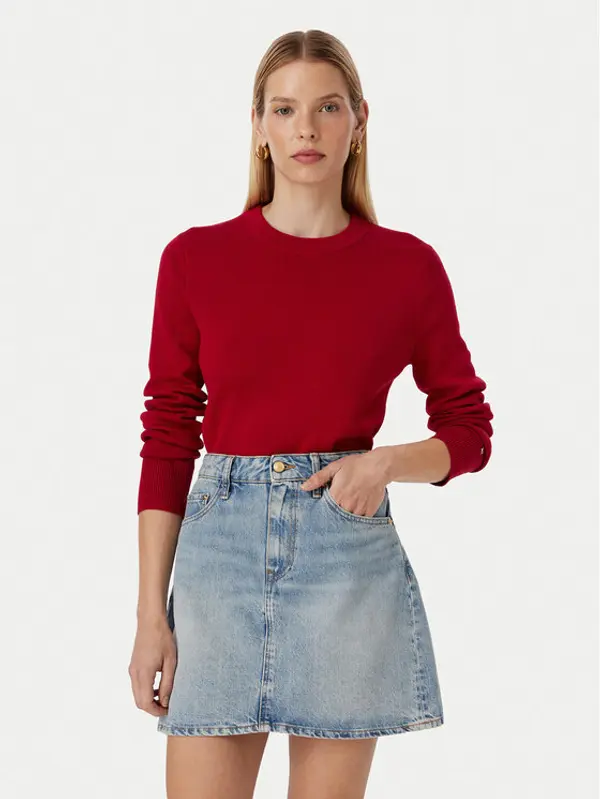 Tommy Hilfiger Tommy Hilfiger Džemper Full WW0WW52298 Crvena Regular Fit