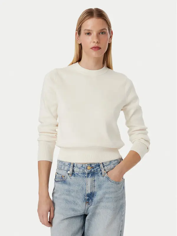 Tommy Hilfiger Tommy Hilfiger Džemper Full WW0WW52298 Krem Regular Fit