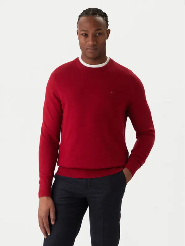 Tommy Hilfiger Tommy Hilfiger Džemper MW0MW28046 Crvena Regular Fit