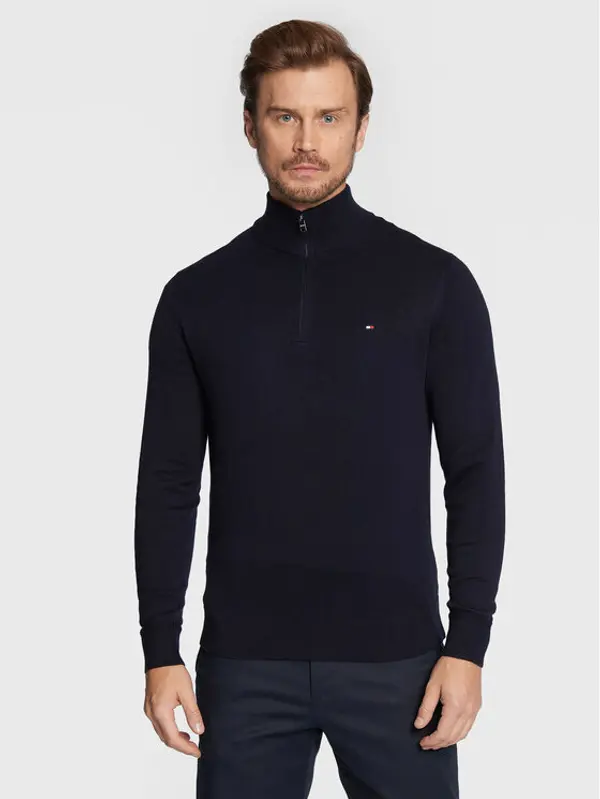 Tommy Hilfiger Tommy Hilfiger Džemper MW0MW28049 Tamnoplava Regular Fit