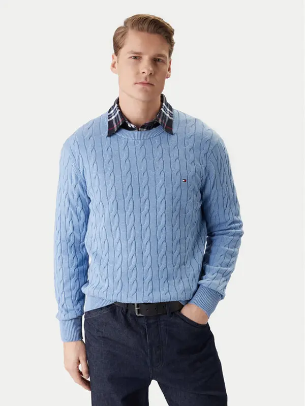 Tommy Hilfiger Tommy Hilfiger Džemper MW0MW33132 Plava Regular Fit
