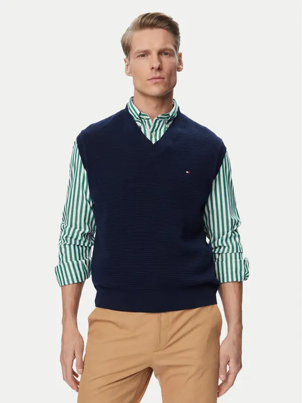 Tommy Hilfiger Tommy Hilfiger Džemper MW0MW43244 Tamnoplava Regular Fit