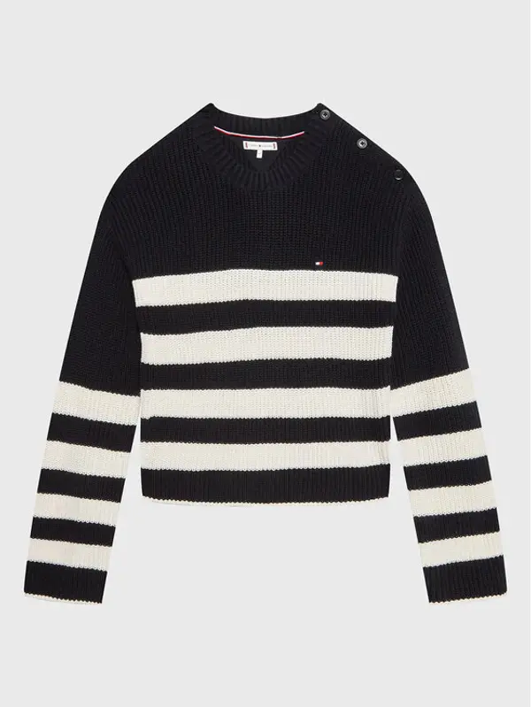 Tommy Hilfiger Tommy Hilfiger Džemper Nautical KG0KG07078 D Tamnoplava Regular Fit