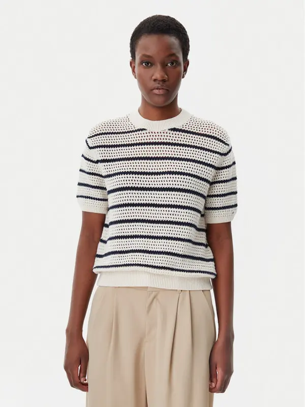 Tommy Hilfiger Tommy Hilfiger Džemper Pointelle WW0WW45950 Bež Regular Fit