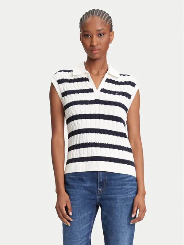 Tommy Hilfiger Tommy Hilfiger Džemper WW0WW45655 Tamnoplava Regular Fit