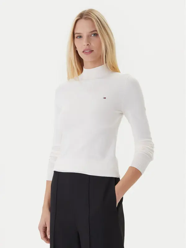 Tommy Hilfiger Tommy Hilfiger Džemper WW0WW47462 Écru Regular Fit