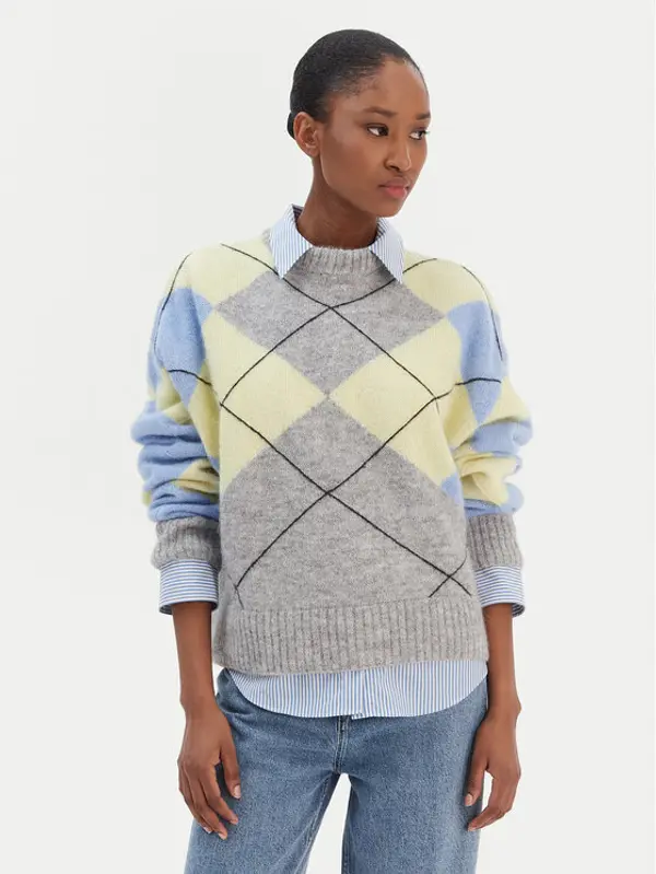 Tommy Hilfiger Tommy Hilfiger Džemper WW0WW47464 Šarena Relaxed Fit