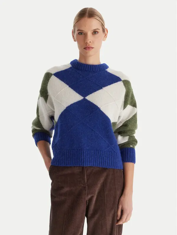 Tommy Hilfiger Tommy Hilfiger Džemper WW0WW47464 Šarena Relaxed Fit