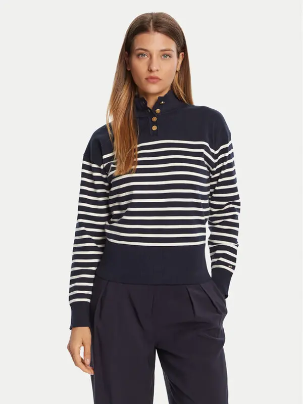 Tommy Hilfiger Tommy Hilfiger Džemper WW0WW47467 Tamnoplava Regular Fit
