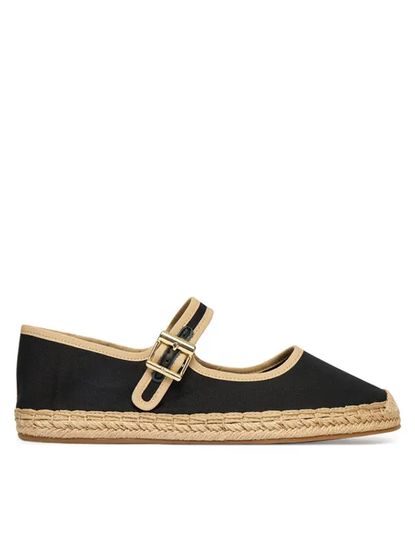 Tommy Hilfiger Tommy Hilfiger Espadrile Buckle Maryjane Espadrille FW0FW09239 Crna