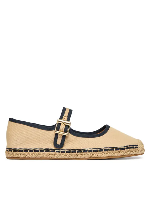Tommy Hilfiger Tommy Hilfiger Espadrile Buckle Maryjane Espadrille FW0FW09239 Smeđa