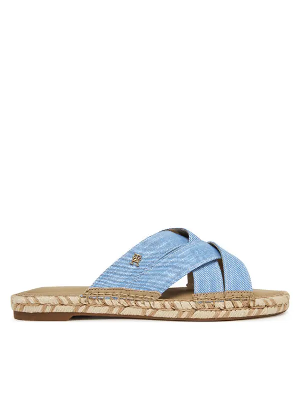 Tommy Hilfiger Tommy Hilfiger Espadrile Chambray Espadrille Mule FW0FW08501 Plava