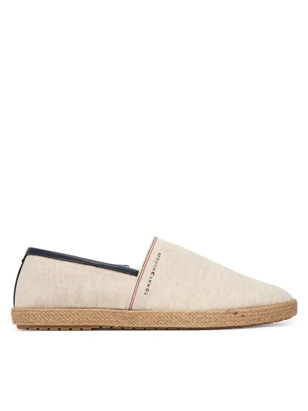 Tommy Hilfiger Tommy Hilfiger Espadrile Hilfiger Chambray Espadrille FM0FM05793 Écru