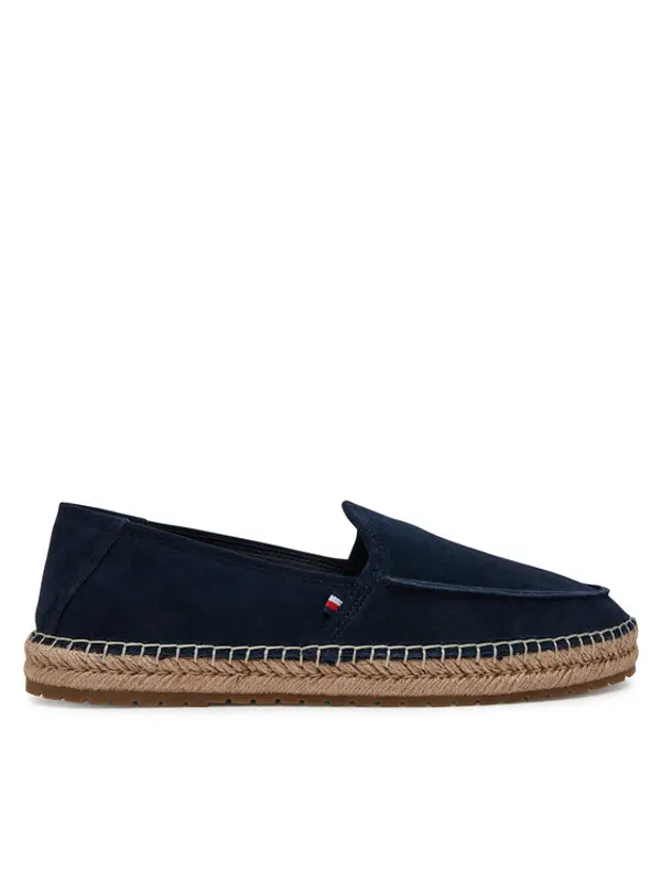 Tommy Hilfiger Tommy Hilfiger Espadrile Hilfiger Flex Espa Suede Loafer FM0FM05392 Tamnoplava