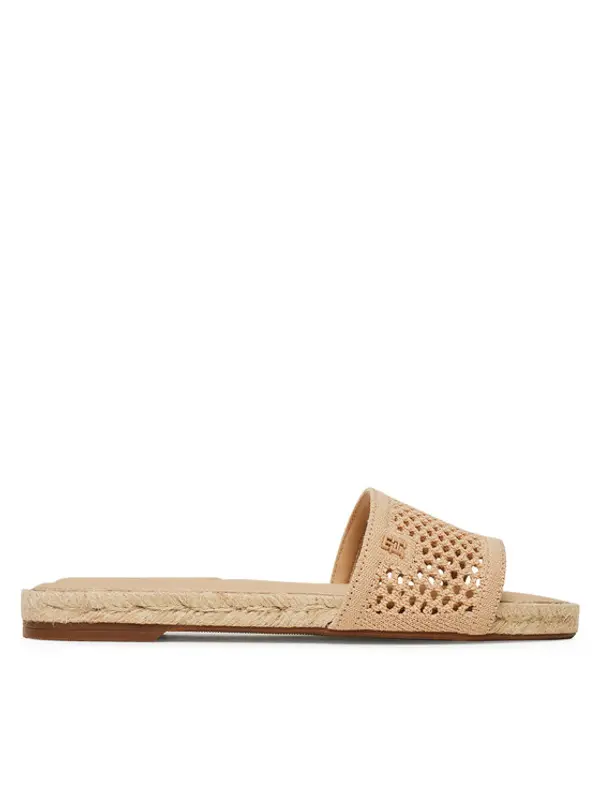 Tommy Hilfiger Tommy Hilfiger Espadrile Knit Mesh Espadrille Flat Sandal FW0FW08744 Bež