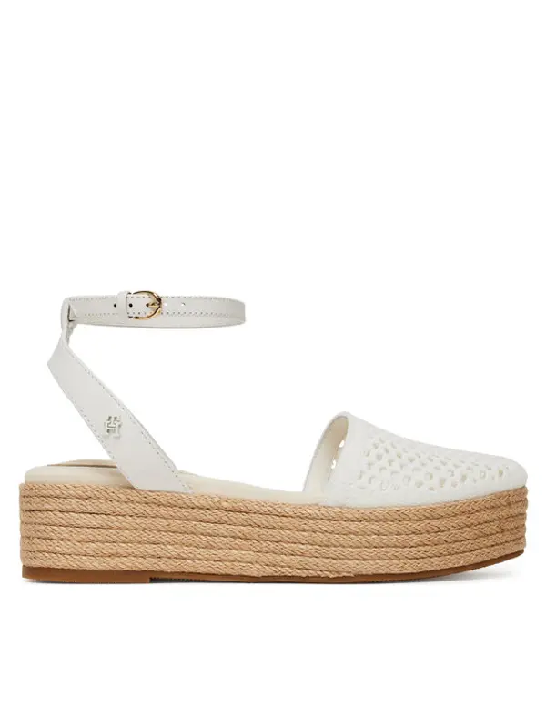 Tommy Hilfiger Tommy Hilfiger Espadrile Knit Mesh Espadrille Platform FW0FW08743 Bijela