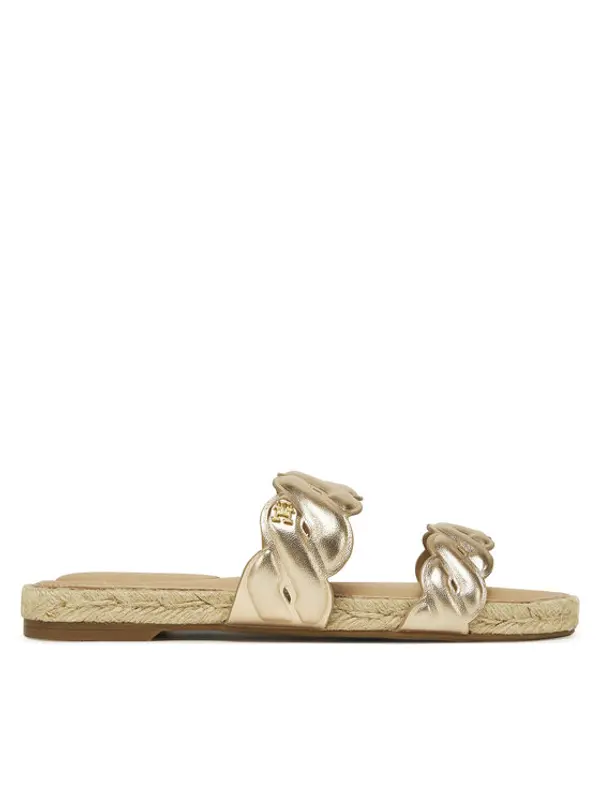 Tommy Hilfiger Tommy Hilfiger Espadrile Metallic Rope Espadrille Mule FW0FW08670 Zlatna