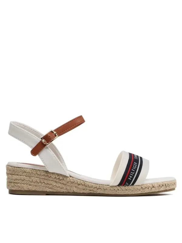 Tommy Hilfiger Tommy Hilfiger Espadrile Rope Wedge T3A7-32777-0048X100 S Bijela