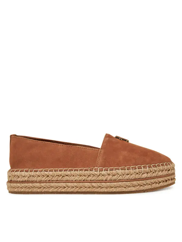Tommy Hilfiger Tommy Hilfiger Espadrile Suede Platform Espadrille FW0FW08586 Smeđa