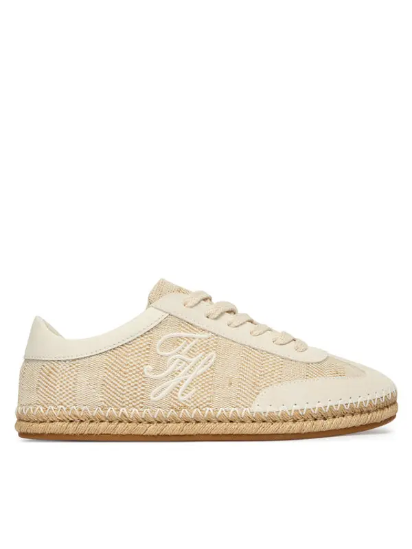 Tommy Hilfiger Tommy Hilfiger Espadrile Th Heritage Rope Sneaker FW0FW09108 Écru