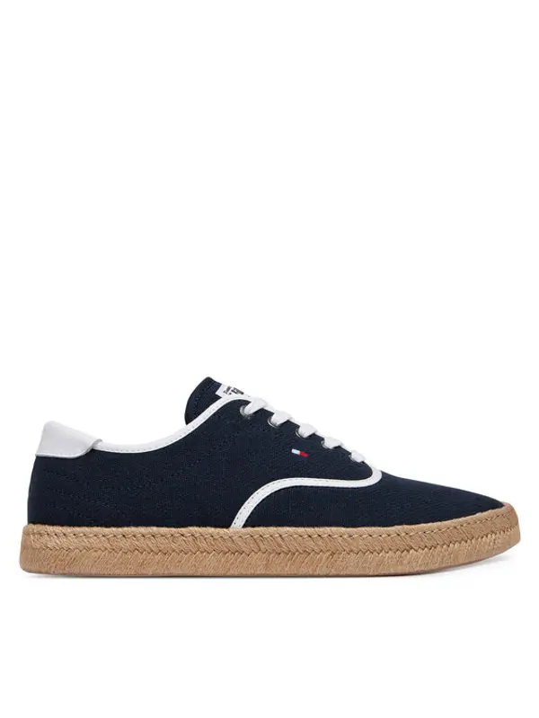 Tommy Hilfiger Tommy Hilfiger Espadrile Th Hi Vulc Core Jutte Canvas FM0FM05872 Tamnoplava