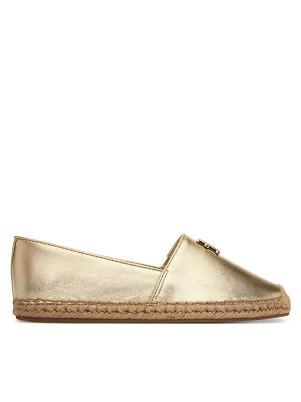 Tommy Hilfiger Tommy Hilfiger Espadrile Th Logo Gold Espadrille FW0FW09473 Zlatna