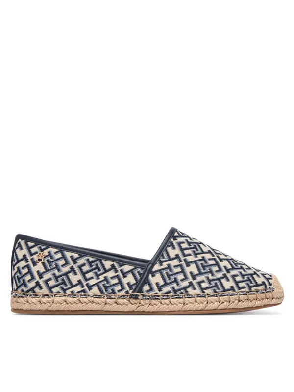 Tommy Hilfiger Tommy Hilfiger Espadrile Th Monogram Jacquard FW0FW09501 Smeđa