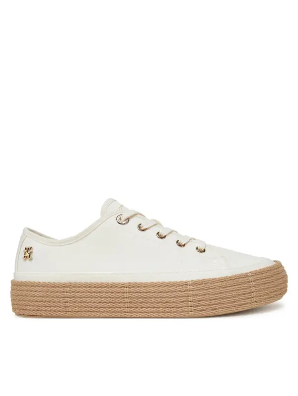 Tommy Hilfiger Tommy Hilfiger Espadrile Vulc Espadrille Sneaker FW0FW08404 Bijela