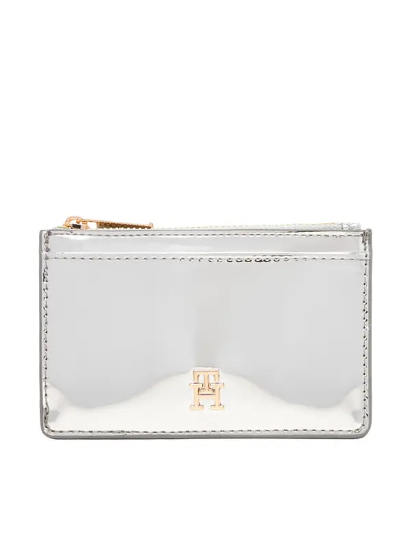 Tommy Hilfiger Tommy Hilfiger Etui za kreditne kartice Long Cc Holder Met AW0AW18038 Srebrna