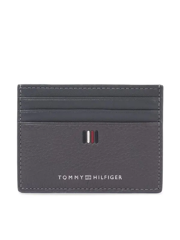 Tommy Hilfiger Tommy Hilfiger Etui za kreditne kartice Th Central Cc Holder AM0AM11858 Siva
