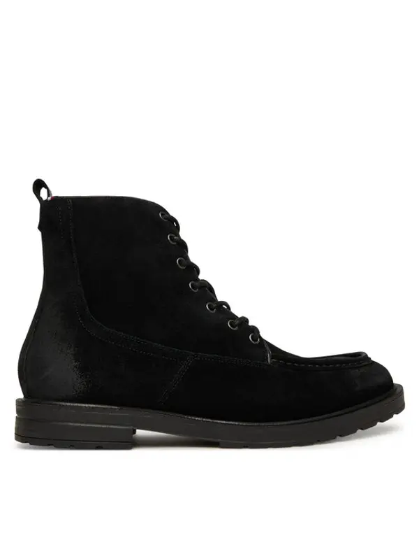 Tommy Hilfiger Tommy Hilfiger Gležnjače Cleated W Moc FM0FM05599 Crna