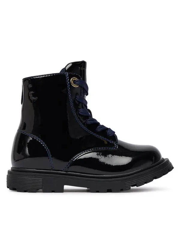 Tommy Hilfiger Tommy Hilfiger Gležnjače Lace-Up Bootie T1A5-34005-1237 M Tamnoplava