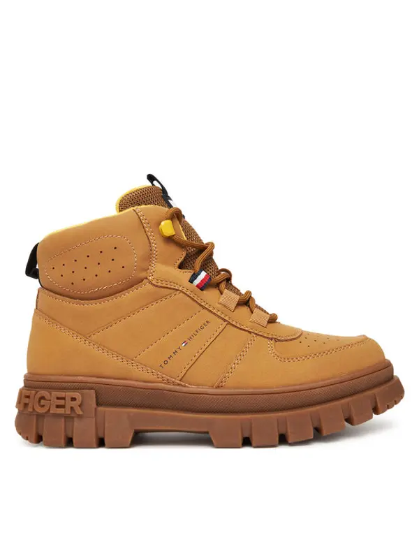 Tommy Hilfiger Tommy Hilfiger Gležnjače T3X5-34129-1696 D Smeđa