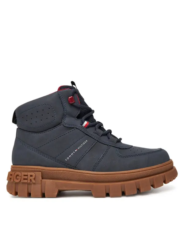 Tommy Hilfiger Tommy Hilfiger Gležnjače T3X5-34129-1696 D Tamnoplava