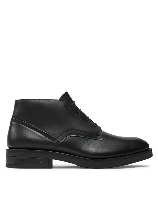 Tommy Hilfiger Tommy Hilfiger Gležnjače Tl Lth Boot FM0FM05265 Crna
